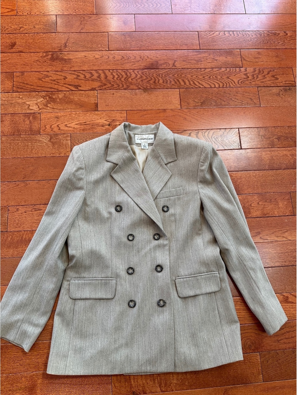 Vintage 1990s Evan Picone double-breasted blazer and skirt